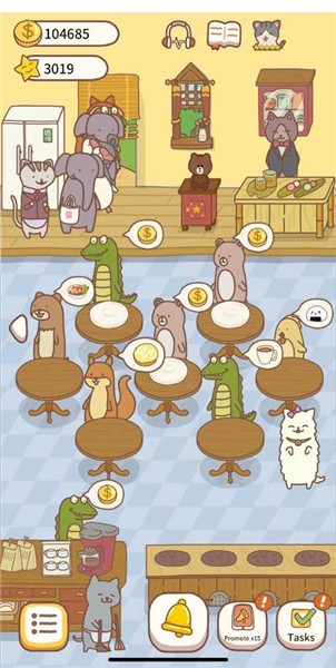 猫咪餐厅2抖音小游戏 截图3