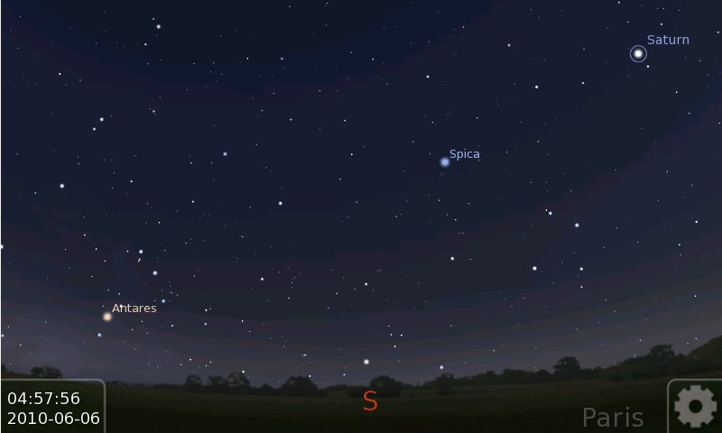 Stellarium 截图2