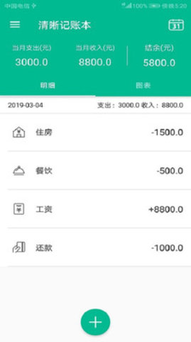 清晰记账本 截图3