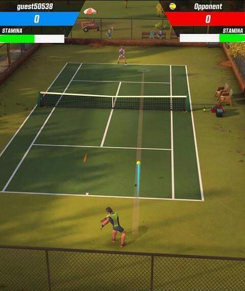 网球大赛自由运动 