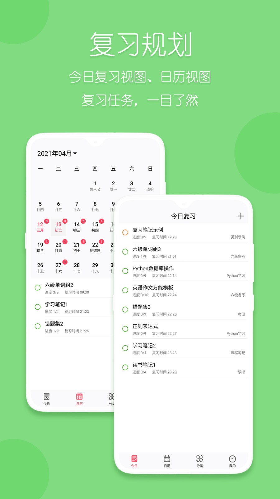 复习规划笔记最新版 截图2