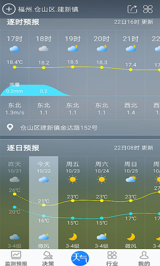 知天气福建决策版 截图1