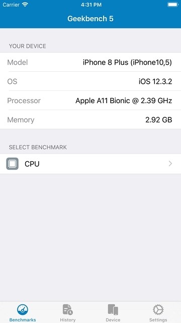 Geekbench 5 截图4