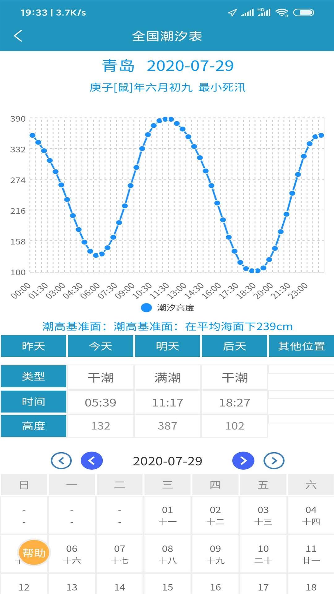 全国潮汐表2024 截图2