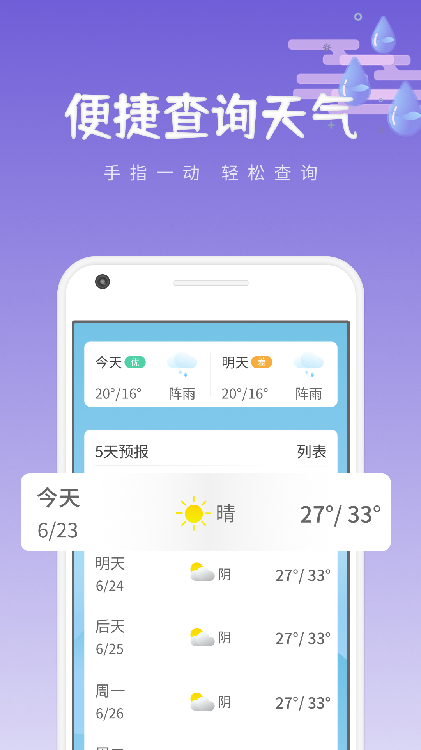 绪风气候预报 截图2