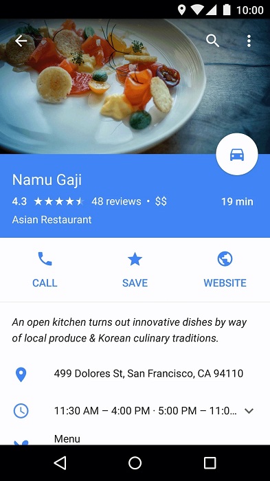 google maps安卓版 截图4