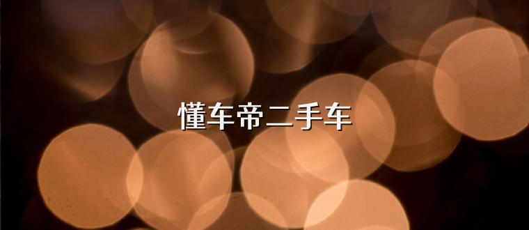 懂车帝二手车