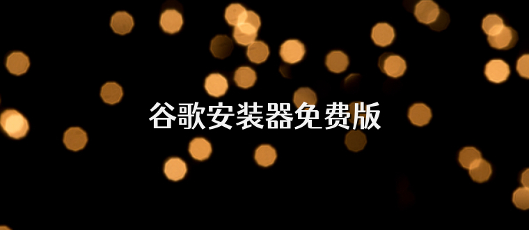 谷歌安装器免费版