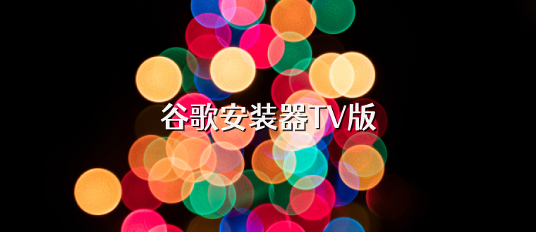 谷歌安装器TV版