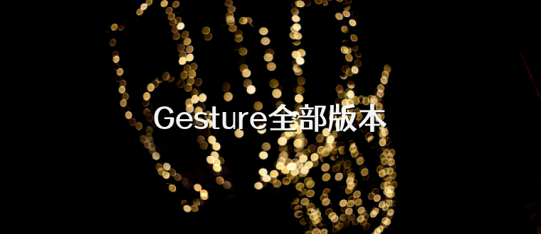 Gesture全部版本
