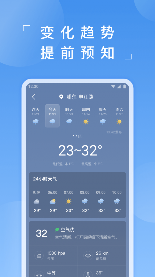 蚂蚁天气 截图2