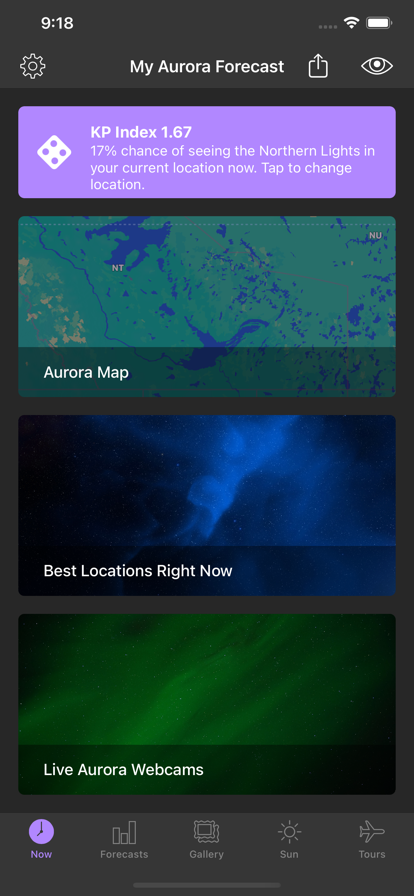 My Aurora Forecast 截图1