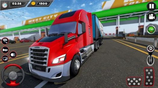 欧洲运输卡车司机3D 截图1